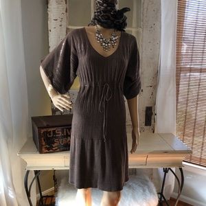 drape sleeve dress